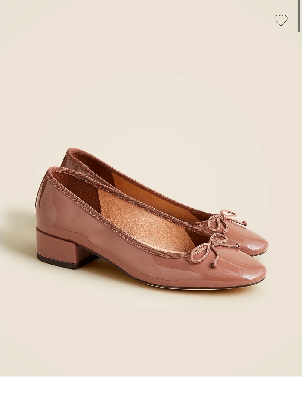 JCREW Teagan Ballet Pumps in Patent Leather